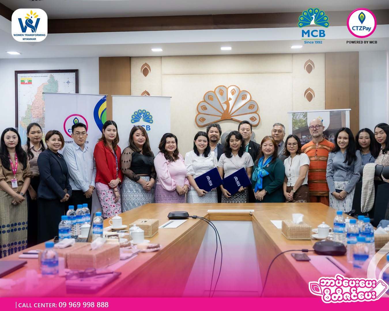 Women Transforming Myanmar (WTM) & Digital Payment Partnership Signing Ceremony